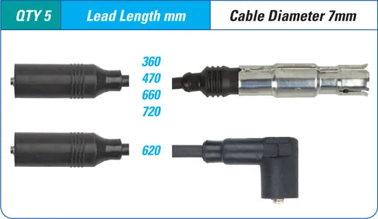IGNITION LEAD SET | ILS-262M-AUTOIGNITE-Autoignite NZ