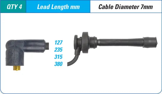 IGNITION LEAD SET | ILS-270M-AUTOIGNITE-Autoignite NZ
