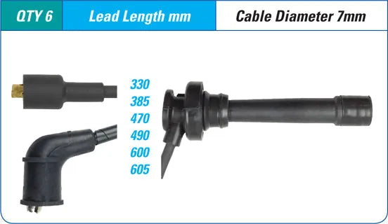 IGNITION LEAD SET | ILS-282M-AUTOIGNITE-Autoignite NZ