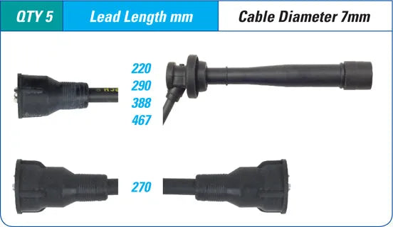 IGNITION LEAD SET | ILS-287M-AUTOIGNITE-Autoignite NZ