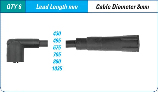 IGNITION LEAD SET | ILS-300M-AUTOIGNITE-Autoignite NZ