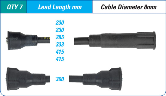 IGNITION LEAD SET | ILS-316M-AUTOIGNITE-Autoignite NZ
