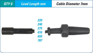 IGNITION LEAD SET RENAULT 6 CYL | ILS-077M-AUTOIGNITE-Autoignite NZ