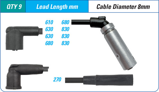 IGNITION LEAD SET VN V8 | ILS-037M-AUTOIGNITE-Autoignite NZ