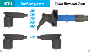 IGNITION LEAD SET VOLVO 10 VALVE | ILS-073M-AUTOIGNITE-Autoignite NZ