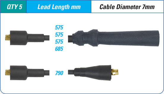 IGNITION LEAD SET VOLVO 240 4 CYL | ILS-104M-AUTOIGNITE-Autoignite NZ