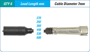 IGNITION LEAD SET VW AUDI 2.6 2.8 | ILS-127M-AUTOIGNITE-Autoignite NZ