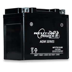 AGM POWERSPORT MF BATTERY | YTX12-BS