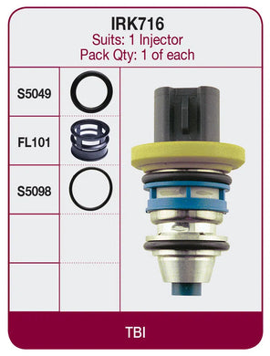 INJECTOR REPAIR KIT | IRK716-GOSS-Autoignite NZ