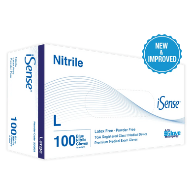 iSense® Blue Disposable Gloves Box of 100-TGC-Autoignite NZ