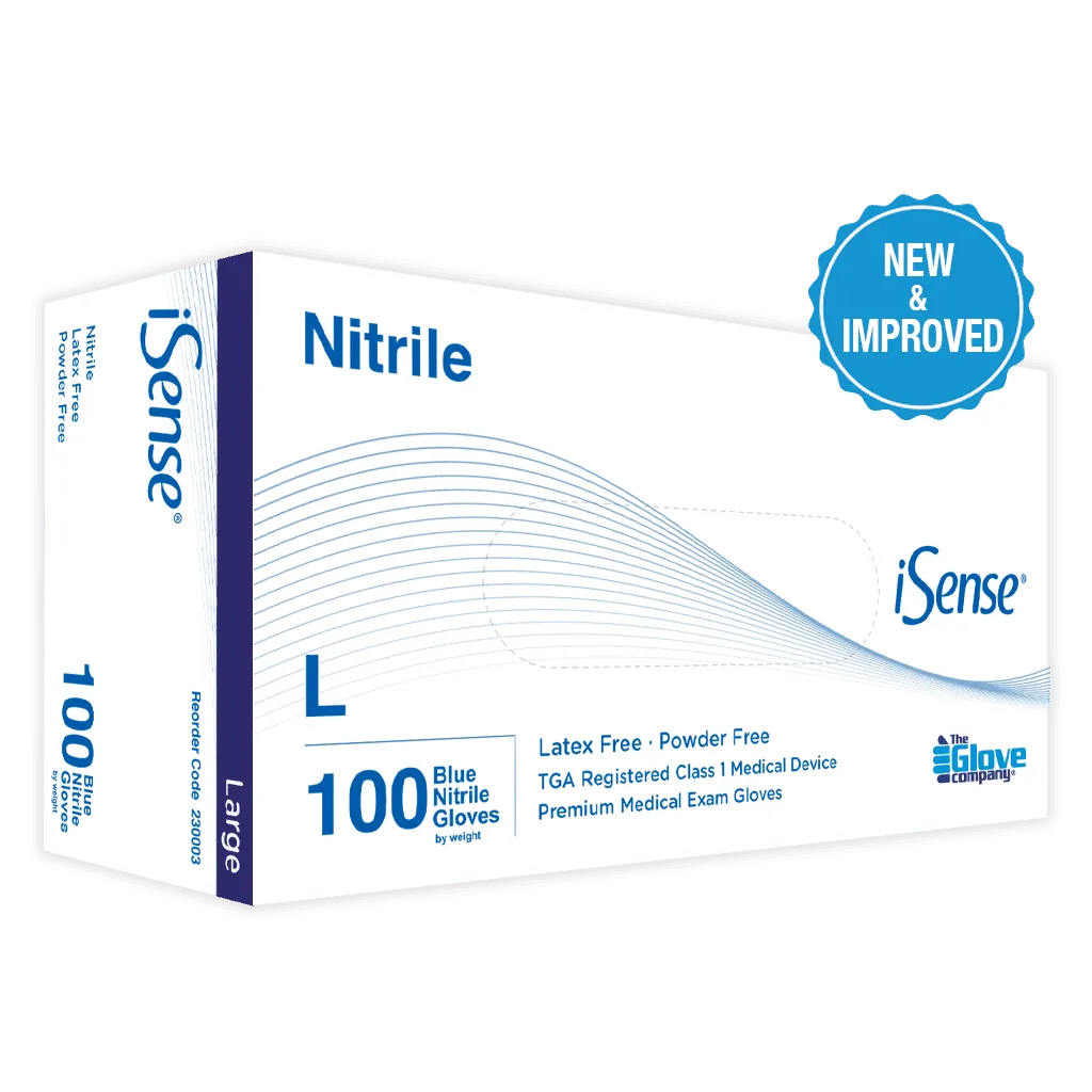 iSense® Blue Disposable Gloves Box of 100-TGC-Autoignite NZ