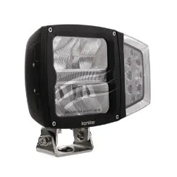 LED HEADLIGHT 10-30V HIGH /LOW BEAM 60W W/INDICATR BLCK FACE-IGNITE-Autoignite NZ