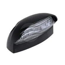 Load image into Gallery viewer, LED LICENCE PLATE LAMP 9-33V BLACK HOUSING 500mm LEAD IP67-IGNITE-Autoignite NZ
