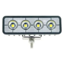 Load image into Gallery viewer, LED RECTANGLE WORKLAMP FLOOD BEAM 70 Deg 9-36V 24W 4 LEDs BLACK-IGNITE-Autoignite NZ
