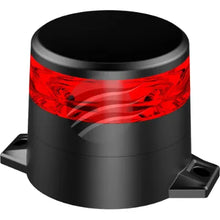 Load image into Gallery viewer, LED RED BEACON 10-80V 2 BOLT METAL MNT 10xSTRBE 2xROT PATTs-IGNITE-Autoignite NZ
