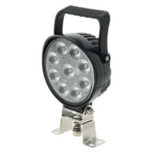 Load image into Gallery viewer, LED ROUND WORKLAMP FLOOD BEAM W/ HANDLE &amp; SWITCH 9 - 36V 54W 9-IGNITE-Autoignite NZ
