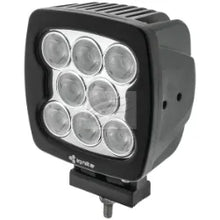 Load image into Gallery viewer, LED SQUARE WORKLAMP FLOOD BEAM 9 - 60V 80W 8 LED's BLACK HSNG-IGNITE-Autoignite NZ
