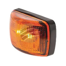 Load image into Gallery viewer, LED SUPPLEMENTARY SIDE MARKER LAMP 10-30V 2 LED's BLACK HSNG AMBR-IGNITE-Autoignite NZ
