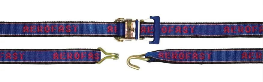 Light Commercial Ratchet Tiedown - J-Hooks 37mm x 6m | 2000kg's-AEROFAST-Autoignite NZ