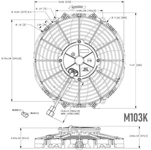 MARADYNE 10IN CHAMPION SERIES 12V FAN | M103K-MARADYNE-Autoignite NZ