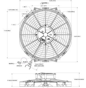 MARADYNE 12IN CHAMPION SERIES 12V FAN | M122K-MARADYNE-Autoignite NZ