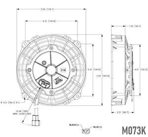 MARADYNE 7IN CHAMPION SERIES 12V FAN | M073K-MARADYNE-Autoignite NZ