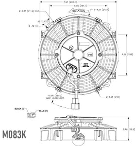 MARADYNE 8IN CHAMPION SERIES 12V FAN | M083K-MARADYNE-Autoignite NZ