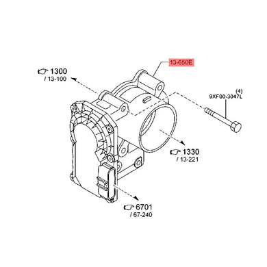 MAZDA THROTTLE BODY | TBO-233-AUTOIGNITE-Autoignite NZ