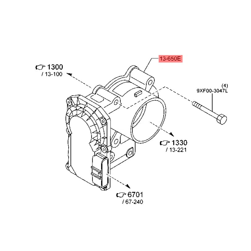 MAZDA THROTTLE BODY | TBO-233-AUTOIGNITE-Autoignite NZ