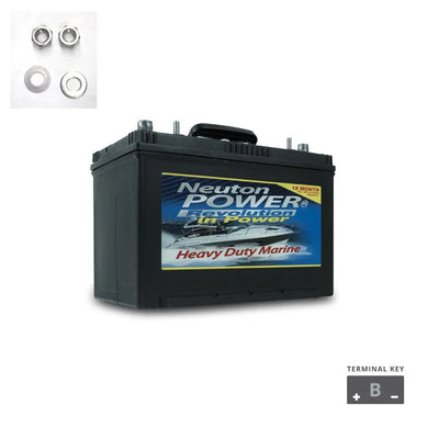 Neuton Power M27 830CCA Marine Starting VRLA Battery-BOSCH (YHI)-Autoignite NZ