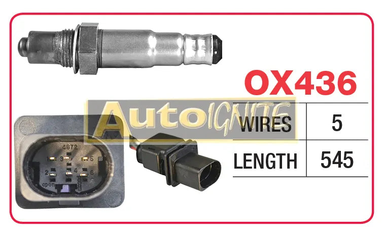 OXYGEN SENSOR - GM TOYOTA 1 WIRE | OX436-GOSS-Autoignite NZ