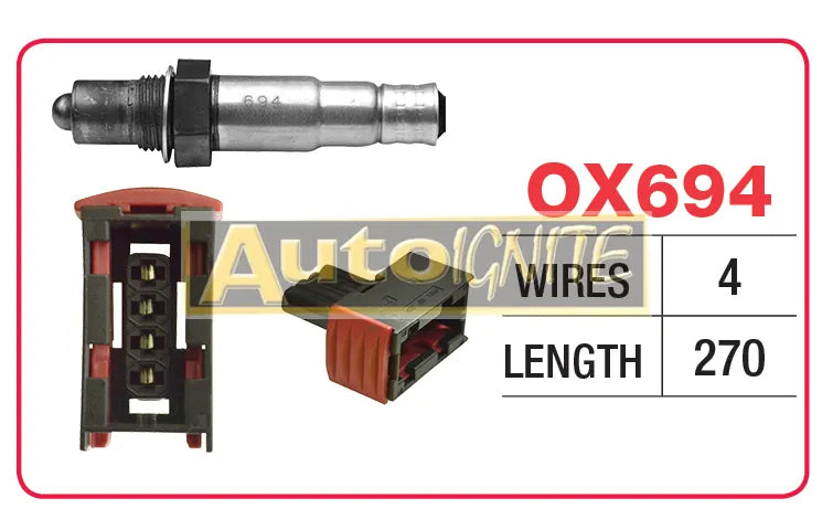 OXYGEN SENSOR - NISSAN 3WIRE OX249 | OX694-GOSS-Autoignite NZ