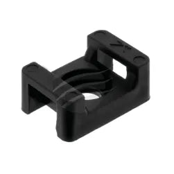 PKT 10 CABLE TIE MOUNT SCREW DOWN H9.8mm x L23mm x W16mm | CT4016BL-JAYLEC-Autoignite NZ