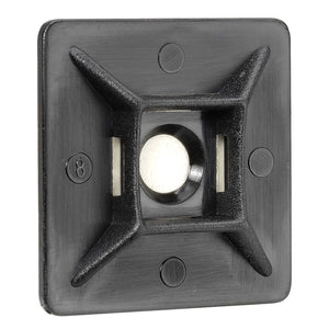 PKT 100 CABLE TIE MOUNTS WHITE 28MM | 56448W-AUTOIGNITE-Autoignite NZ