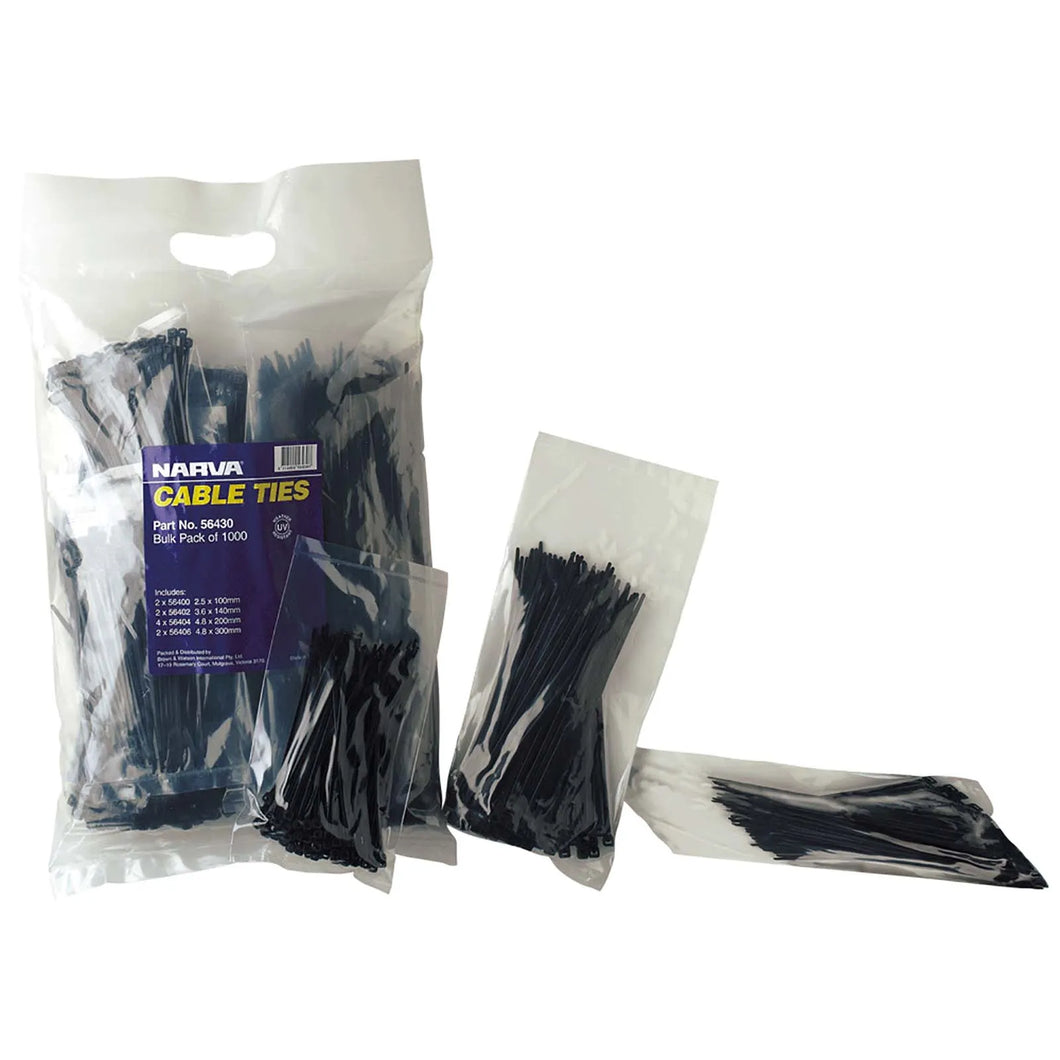 PKT 1,000 CABLE TIE BONUS PACK W/ CABLE CUTTING TOOL | 56430BP-AUTOIGNITE-Autoignite NZ