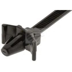 PKT100 CABLE TIE 150mm X 3.6mm BLACK PUSH MOUNT UV & HEAT RES | CT4008-JAYLEC-Autoignite NZ