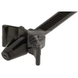 PKT100 CABLE TIE 202mm X 4.7mm BLACK PUSH MOUNT UV & HEAT RES | CT4009-JAYLEC-Autoignite NZ