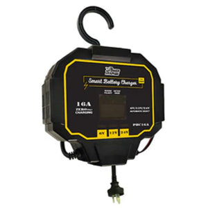 POWERTRAIN 6V/12V/24V 16A 7 STAGE BATTERY CHARGER | PBC16A-Autoignite NZ