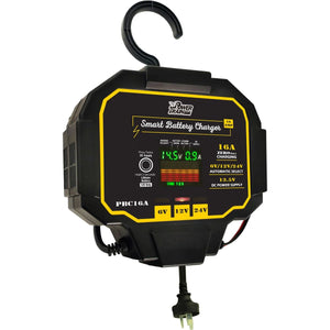 POWERTRAIN 6V/12V/24V 16A 7 STAGE BATTERY CHARGER | PBC16A-Autoignite NZ