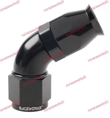 PTFE HOSE END AN-3 60DEG-NZRACEWORKS-Autoignite NZ
