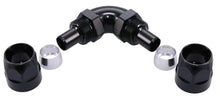 Load image into Gallery viewer, PTFE HOSE JOINER AN-8 90DEG | RWF-223-08BK-NZRACEWORKS-Autoignite NZ
