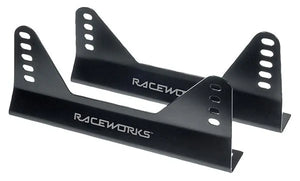 RACEWORKS 160MM BLACK MILD STEEL SEAT MOUNTS PAIR | VPR-053-NZRACEWORKS-Autoignite NZ