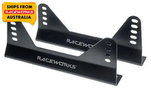 Load image into Gallery viewer, RACEWORKS 160MM BLACK MILD STEEL SEAT MOUNTS PAIR | VPR-053-NZRACEWORKS-Autoignite NZ
