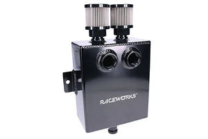 RACEWORKS 2.7L BLACK SLIMLINE ALUMINIUM CATCH CAN | ALY-156BK-NZRACEWORKS-Autoignite NZ