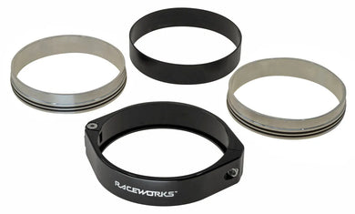 RACEWORKS 4'' ALUMINIUM INTERCOOLER PIPE CLAMP | IPC-400ABK-NZRACEWORKS-Autoignite NZ