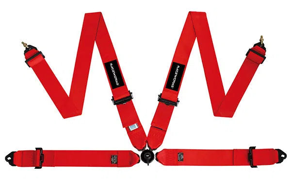 RACEWORKS 4 POINT HARNESS RED | VPR-120RD