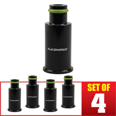 RACEWORKS 4PK INJECTOR EXTENSION SHORT-> 14MM-11MM | ALY-049BK-4-NZRACEWORKS-Autoignite NZ
