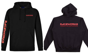 RACEWORKS 4XL BLACK HOODIE | MER-531-NZRACEWORKS-Autoignite NZ