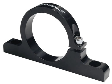 RACEWORKS 50MM BILLET FUEL FILTER BRACKET | ALY-076BK