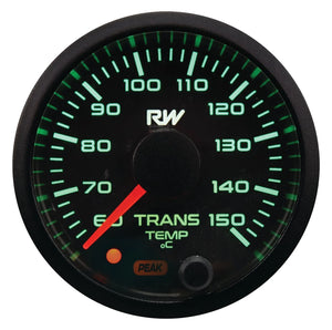 RACEWORKS 52MM ELECTRONIC TRANSMISSION TEMPERATURE GAUGE KIT | VPR-308-NZRACEWORKS-Autoignite NZ